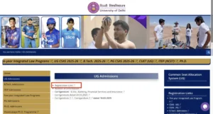 DU CSAS UG admissions portal 2025 opens at admission.uod.ac.in: Here is how to apply online