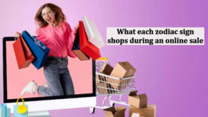 What each zodiac sign shops during an online sale