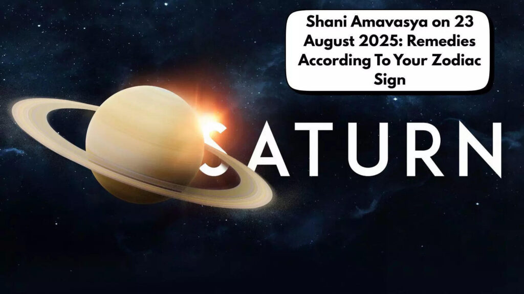 Shani Amavasya on August 23, 2025: Remedies According To Your Zodiac Sign