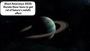 Shani Amavasya 2025: Donate these items to get rid of Saturn's malefic effects