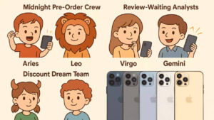 Zodiac signs as iPhone shoppers: Who camps out, who waits, and who bargain hunts