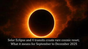 Solar Eclipse and 4 transits create a rare cosmic reset; What it means for September to December 2025