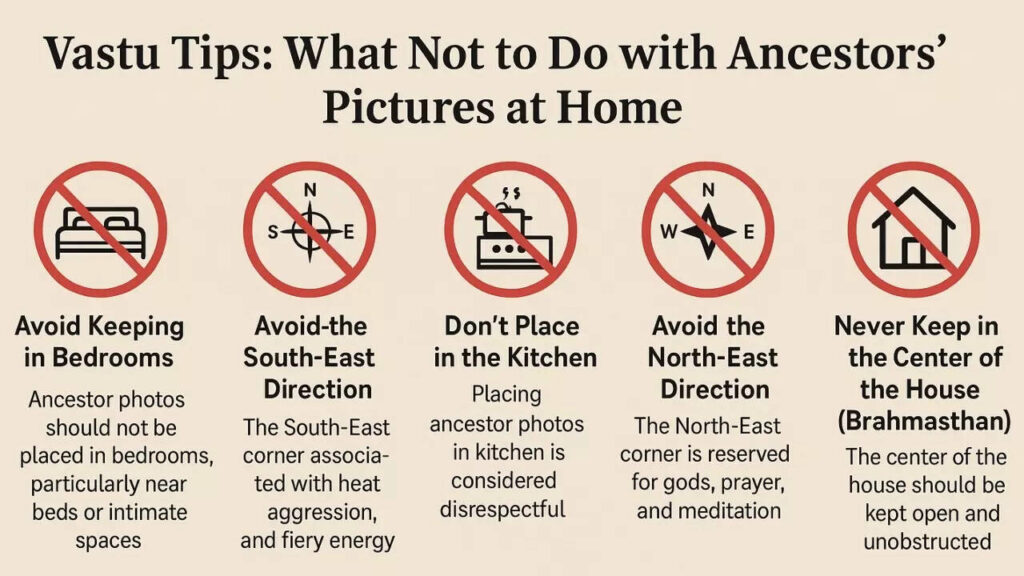 From bedrooms to kitchens: Places you shouldn’t keep ancestors’ pictures