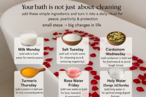 From milk to rose water: The seven-day bath ritual for peace and positivity