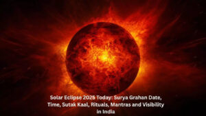 Solar Eclipse 2025 Today: Surya Grahan Date, Time, Sutak Kaal, Rituals, Mantras and Visibility in India
